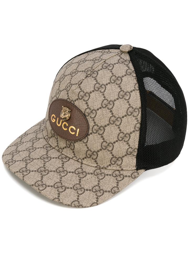 Gucci - Gg Supreme Baseball Hat - Men - Cotton/polyamide/polyester/polyurethane - M, Brown, Cotton/polyamide/polyester/polyurethane
