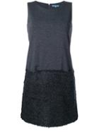 Guild Prime Textured Mini Dress, Women's, Size: 34, Grey, Polyester
