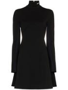 Calvin Klein 205w39nyc Skater Style Turtleneck Dress - Black