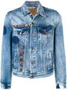 Deus Ex Machina Embroidered Denim Jacket - Blue