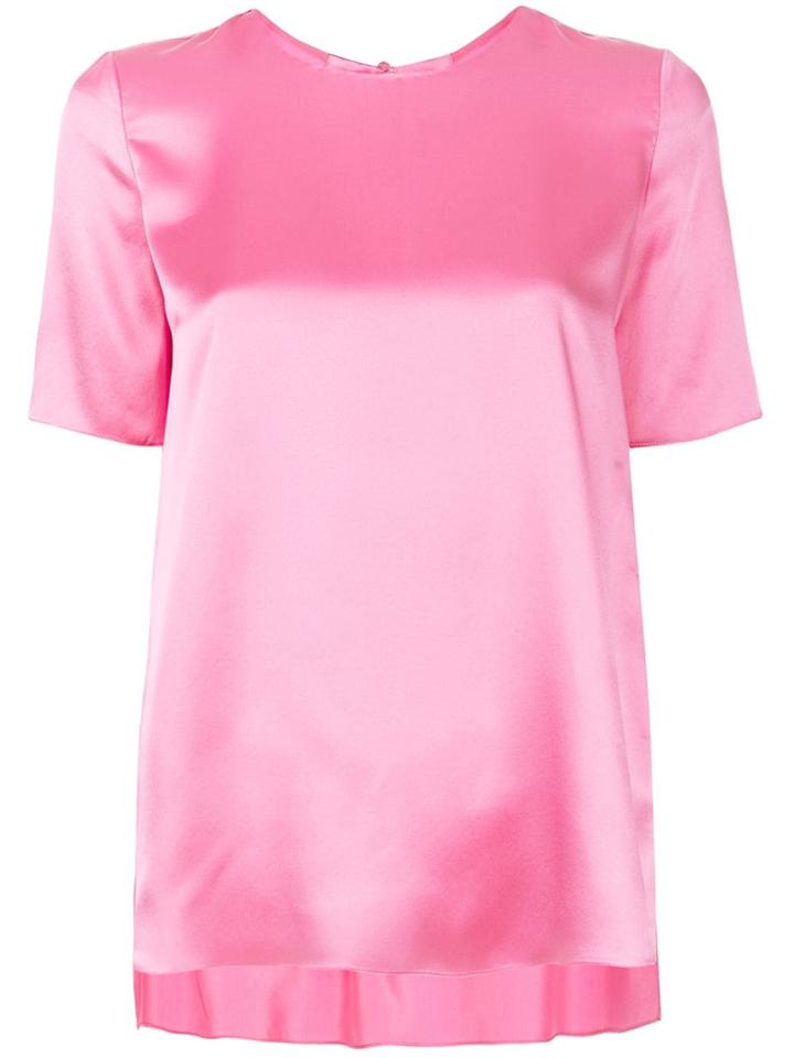 Adam Lippes Flared T-shirt - Pink