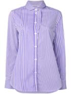 Golden Goose Deluxe Brand Contrast Striped Shirt - Pink & Purple