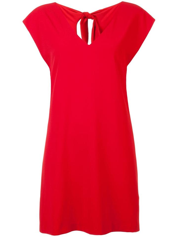 Alice+olivia Carita Tie Back Dress - Red