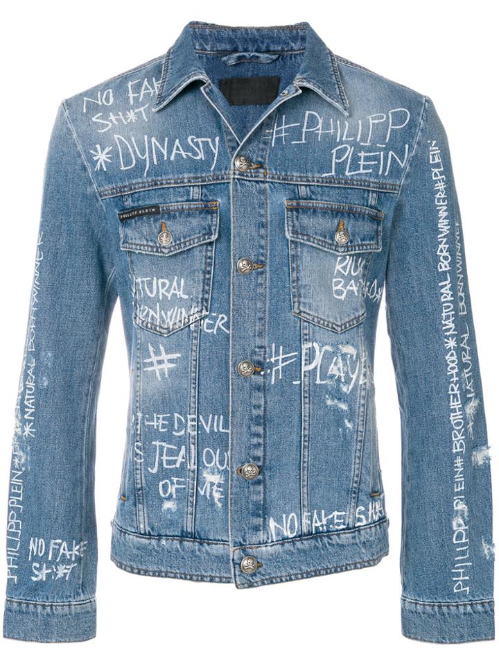 Philipp Plein Denim Jacket - Blue