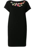 Boutique Moschino Butterfly Embellished Dress - Black