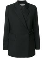 Aalto Wrap Tie Blazer - Black