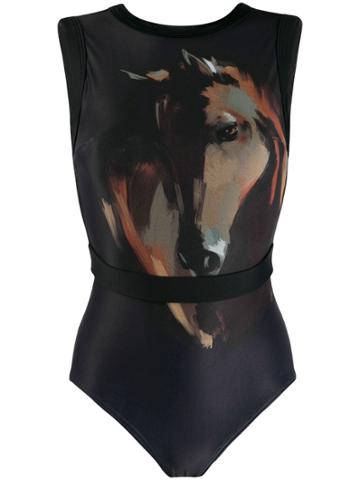 Yes Master Wild Horse Swimsuit - Black