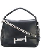 Tod's - Double T Shoulder Bag - Women - Leather - One Size, Black, Leather