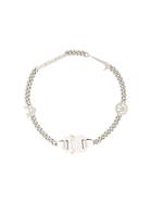 1017 Alyx 9sm Logo Plaque Chain Necklace - Silver