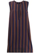 Woolrich Striped Short Dress - Blue