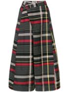 Henrik Vibskov Checked Palazzo Trousers - Multicolour