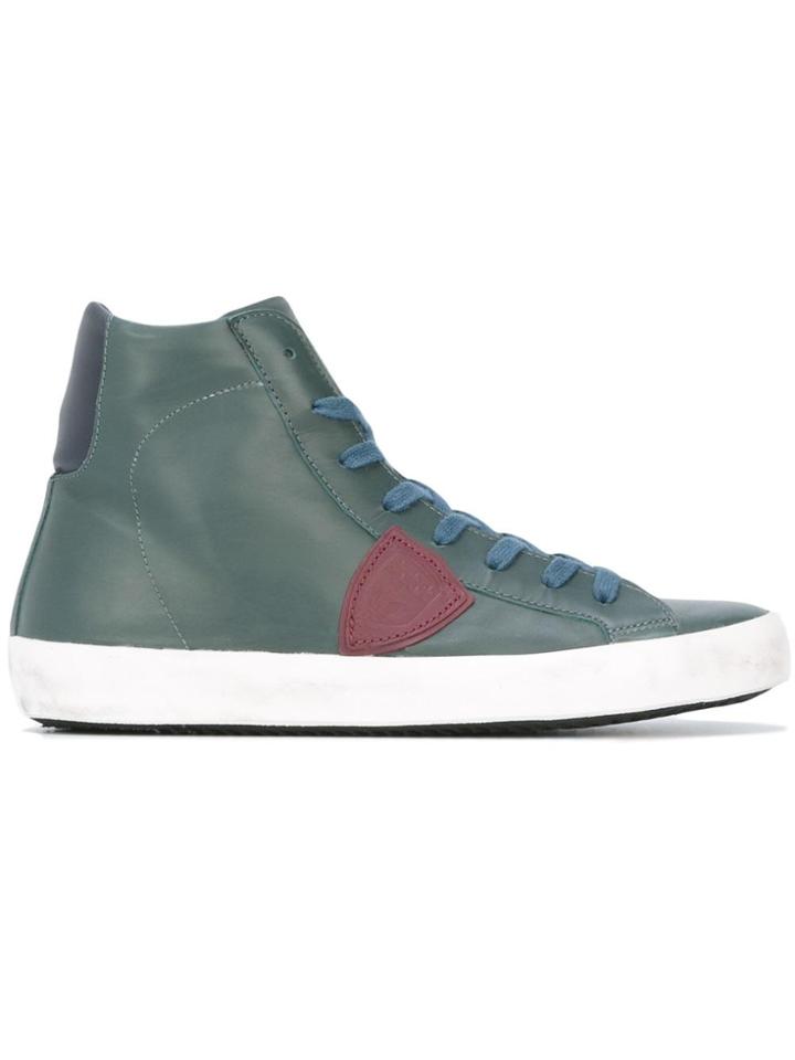 Philippe Model 'classic' Hi-top Sneakers - Green