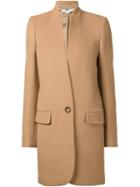 Stella Mccartney 'bryce' Coat, Women's, Size: 38, Nude/neutrals, Cotton/polyamide/rayon/wool