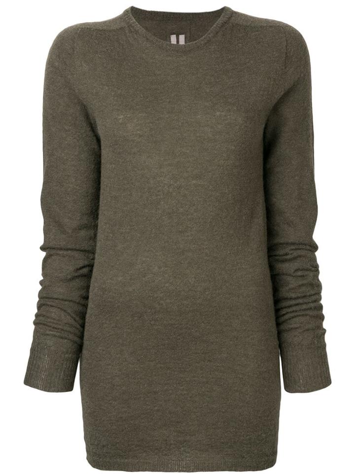 Rick Owens Round Neck Sweater - Brown