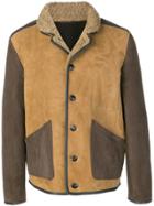 Ymc Two-tone Button Jacket - Brown