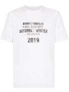 Neil Barrett Born In Britain-print T-shirt - White