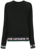 The Upside Logo Banded Sweatshirt - Black