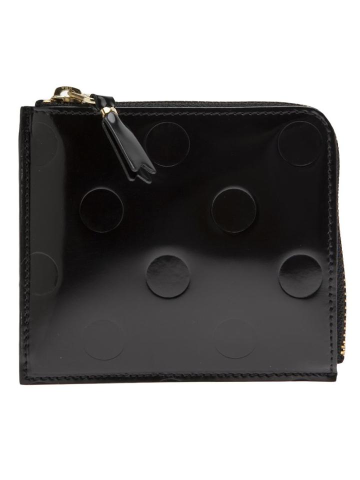 Comme Des Garçons Wallet Polka Dot Zip Wallet