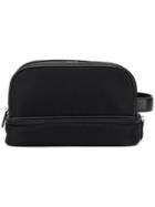 Bally Logo Plaque Wash Bag - Black