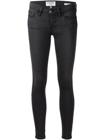 Frame Denim 'le Skinny Satine St Quintin' Jeans, Women's, Size: 27, Black, Modal/cotton/polyester/spandex/elastane