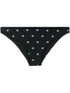 Champion Logo Print Bikini Bottoms - Black