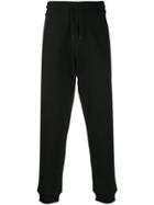 Tommy Jeans Cuffed Logo Patch Track Pants - Black