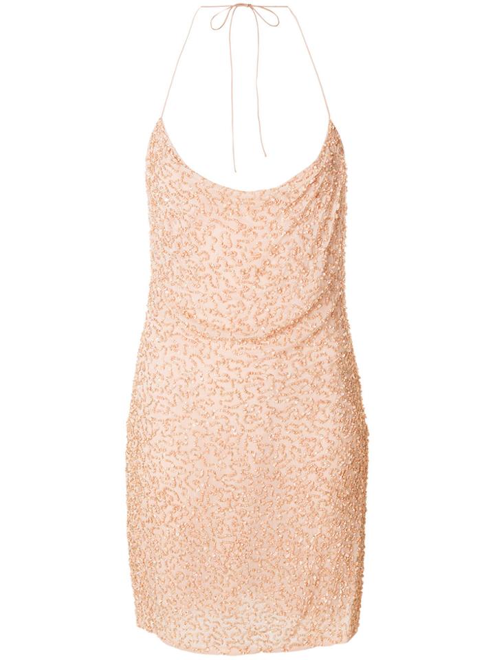 Alice+olivia Beaded Dress - Nude & Neutrals