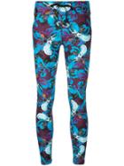 The Upside Floral Cropped Leggings - Multicolour