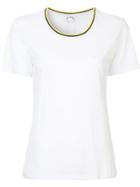 The Upside Striped Collar T-shirt - White
