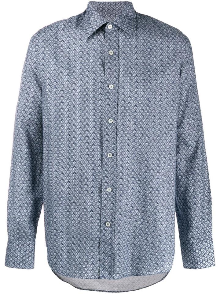 Canali Canali Gl0173527480 302 Cotton - Blue
