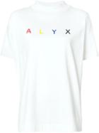 Alyx Logo Print T-shirt, Women's, Size: Small, White, Cotton