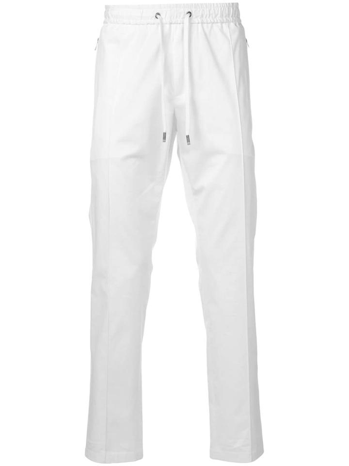 Dolce & Gabbana Drawstring Track Pants - White