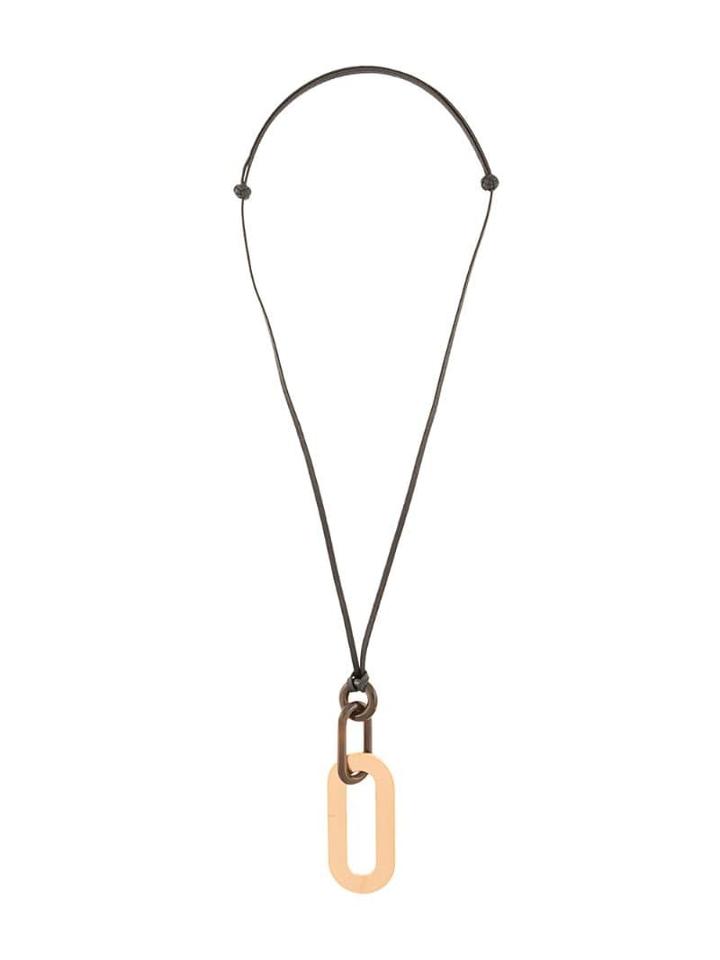 Hermès Pre-owned Linked Pendant Long Necklace - Gold