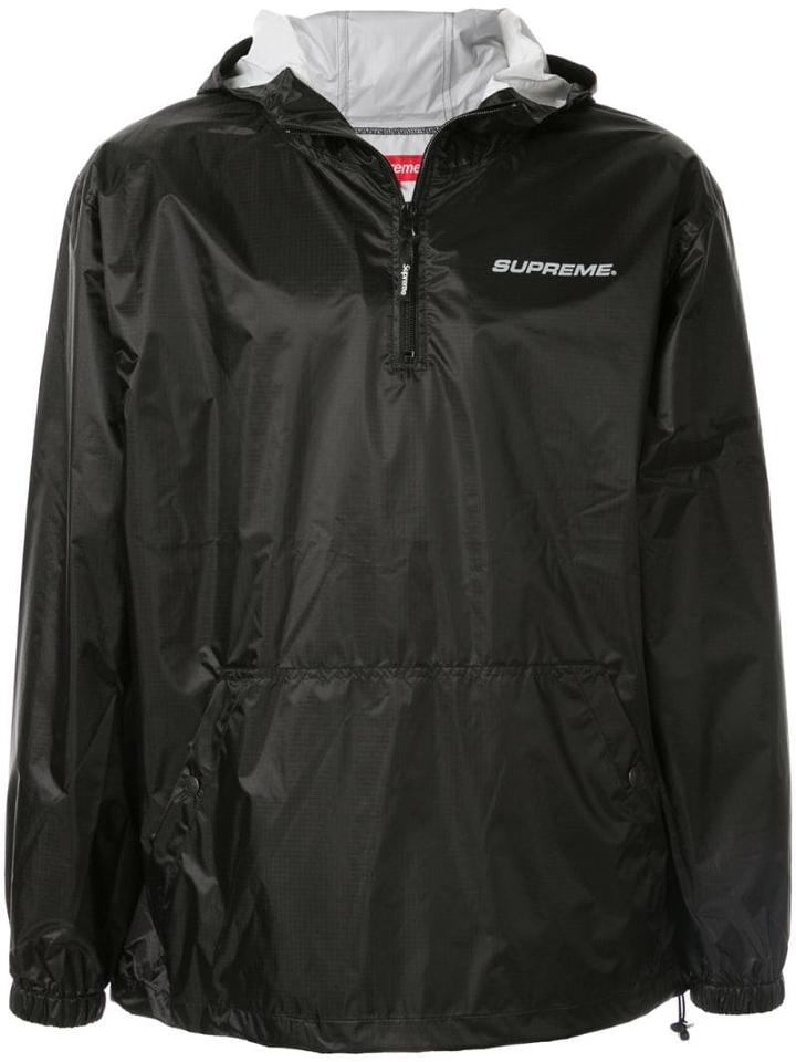 Supreme Packable Ripstop Pullover - Black