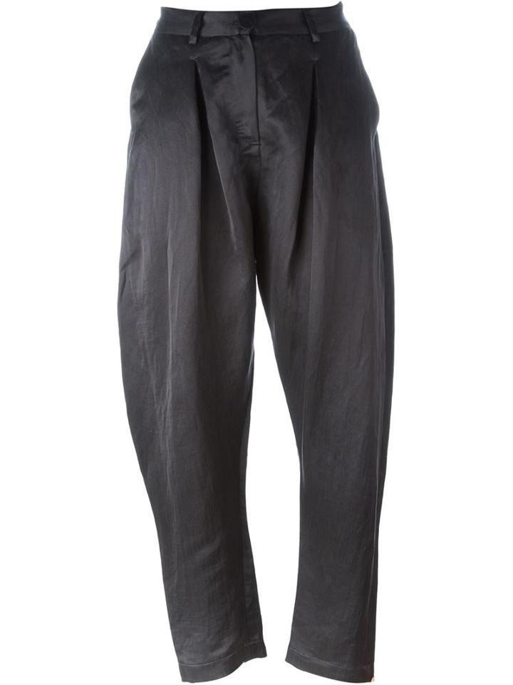 Isabel Benenato Satin Trousers
