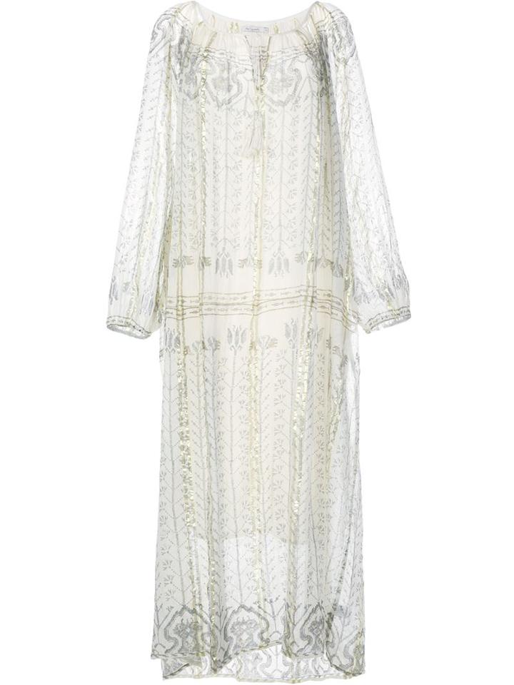 Mes Demoiselles Exquis Lotus Print Long Dress