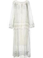 Mes Demoiselles Exquis Lotus Print Long Dress