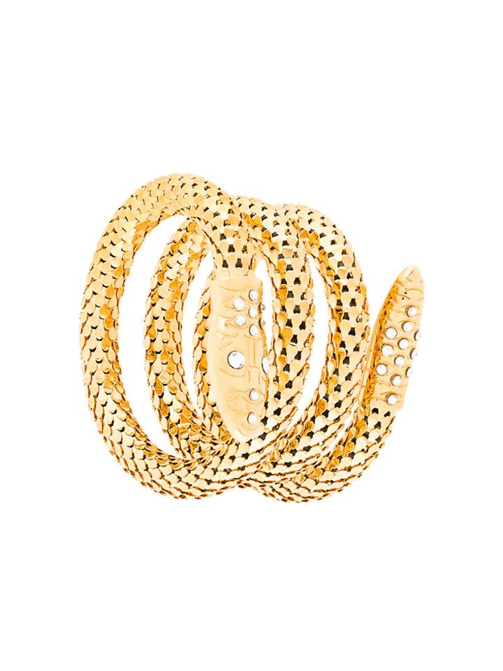 Giuseppe Zanotti Design Serpent Wrap Bracelet - Metallic
