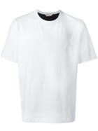 Marni Contrast Panel T-shirt, Men's, Size: 50, White, Cotton