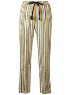 Forte Forte Striped Trousers - Neutrals