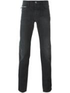 Emporio Armani Slim Fit Jeans, Men's, Size: 32, Black, Cotton/polyester/spandex/elastane