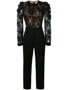 Michael Michael Kors Lace Top Jumpsuit - Black