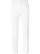 Etro Straight Leg Trousers, Women's, Size: 44, White, Viscose