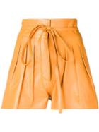 Iro Flared Shorts - Yellow