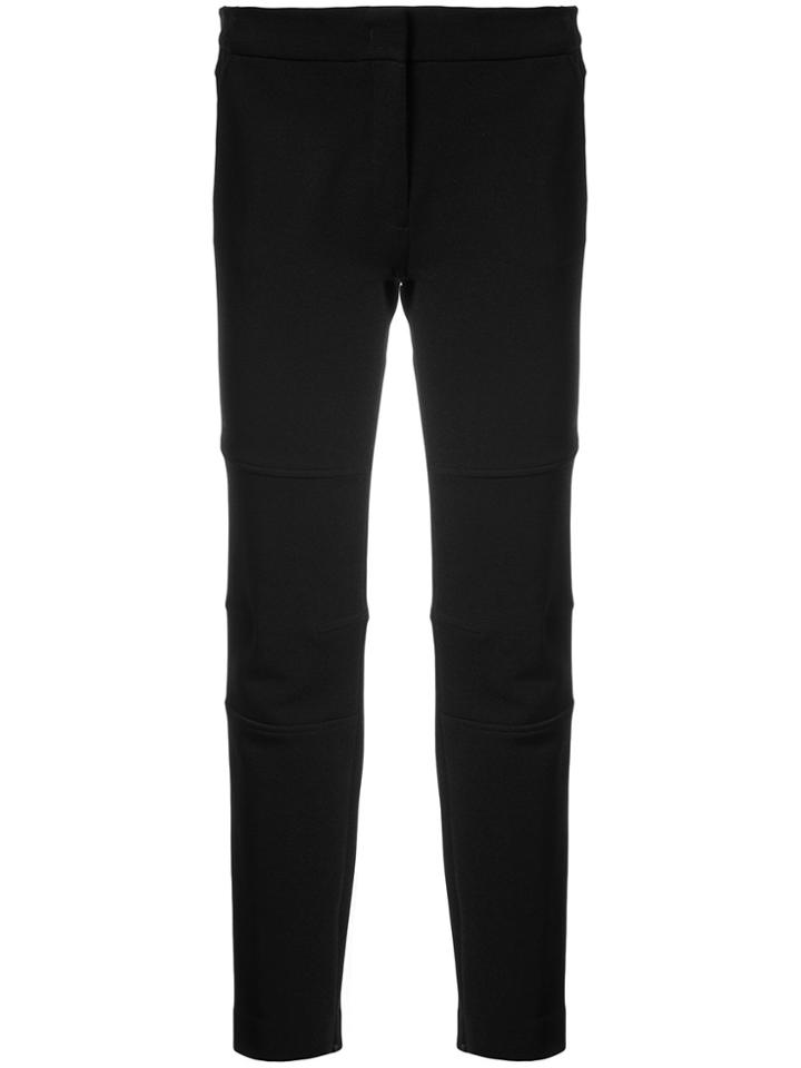 Derek Lam Slim Utility Pant With Zipper Detail - Black