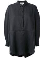 Beatle Shirt - Women - Silk/cotton - Xs, Black, Silk/cotton, Henrik Vibskov