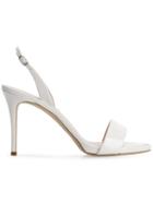 Giuseppe Zanotti Sofia Slingback Sandals - White