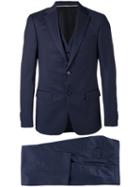 Z Zegna - Three Piece Suit - Men - Cupro/wool - 50, Blue, Cupro/wool