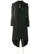 Rick Owens Drkshdw Oversized Trench Coat - Black