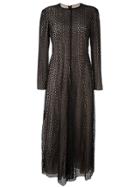 Lanvin Hole Draped Detailing Dress - Black